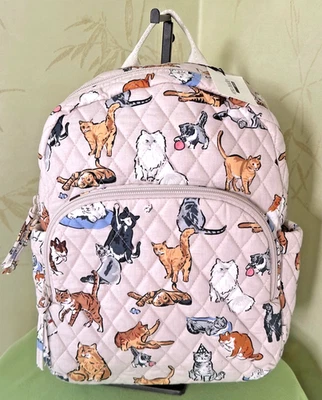 VERA BRADLEY A CAT'S LIFE SMALL BACKPACK:NWT CATS - Image 1 of 4