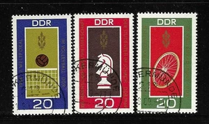 Germany DDR SC # 1125-1127 Sports Events . CTO - Picture 1 of 1