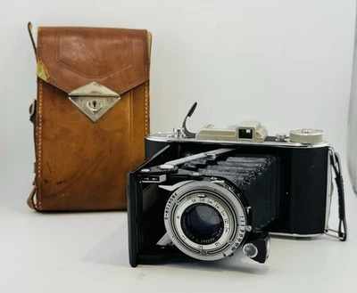 CÁMARA DE FUELLE AGFA BILLY RECORD II VINTAGE CON ESTUCHE FORMATO 120 Foto 1 de 4