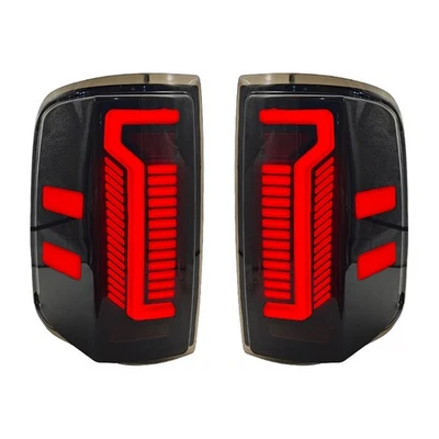 For 2004-2008 Ford F-150 Full LED Rear Tail Lights Brake Turn Signal Lamp Smoked - Image 1 of 4
