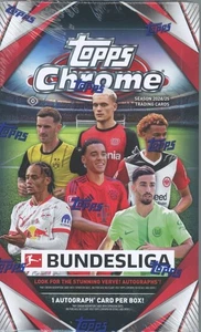 2024/25 Topps Chrome Bundesliga Soccer Factory Sealed Hobby Box - Picture 1 of 1