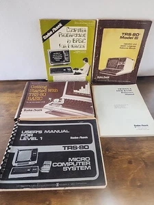 Radio Shack Tandy TRS-80 Owners Manual Lot Of 5 Reference Computer System Vtg - Picture 1 of 9
