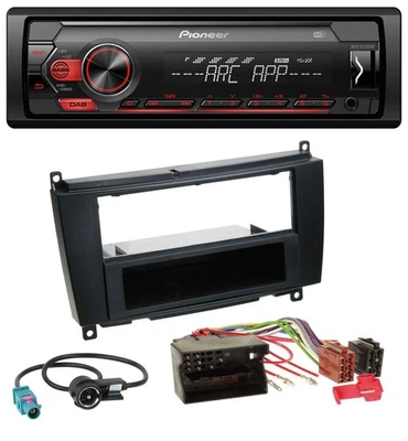 Pioneer DAB 1DIN MP3 AUX USB Autoradio für Mercedes CLK W209 ab 06 Coupe 04-09 C - Bild 1 von 4
