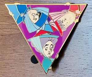 Disney Auction Peek A Boo Flora Fauna Merryweather Sleeping Beauty LE Pin - Picture 1 of 2