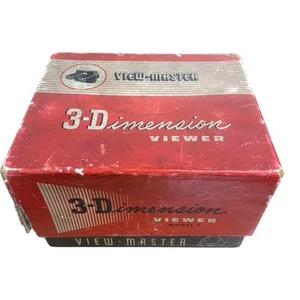 View Master 3 Dimension Viewer Model Vintage Reels 1950's Vintage Collectable - Picture 1 of 9