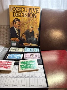 Executive Decision Business Management Game Trading Stock Market Vintage 1971 - Picture 1 of 6