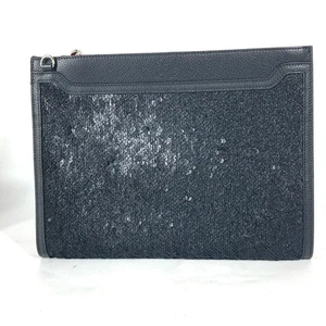Christian Louboutin SKY Sky Sequins 2WAY Bag Clutch Bag Crossbody Shoulder Bag - Picture 1 of 15