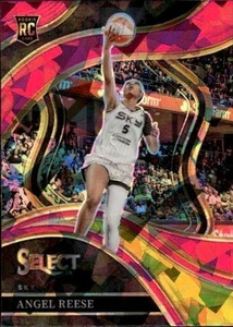 Panini Select WNBA #202 2024 Angel Reese RC Prizms Pink Ice Chicago Sky - Imagen 1 de 2