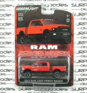 2022 Greenlight 1:64 LIFTED Red 2017 DODGE RAM 2500 POWER WAGON Pickup GL29873 - Picture 1 of 4