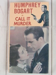 Call It Murder, Humphrey Bogart, VHS - Imagen 1 de 2