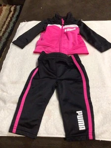 2 Piece Puma Sweatsuit 3-6 Months Track Suit Matching Outfit - Picture 1 of 6