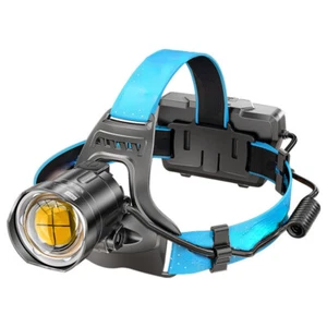 500000LM Potente Faro LED 1500M Largo Alcance Zoom Faro Caza Antorcha- - Imagen 1 de 12