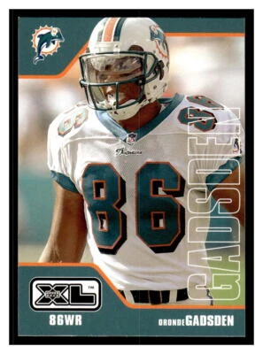 2002 Upper Deck XL  #245 Oronde Gadsden - Miami Dolphins - Image 1 of 2