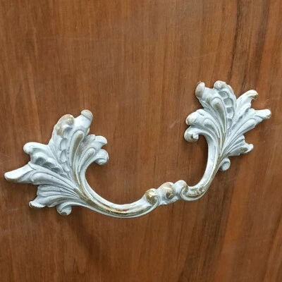 2 piezas de colección. Amerock T-452-BW Cajón Tirador Marfil y Oro 3" Centros Vanity Fair Foto 1 de 4