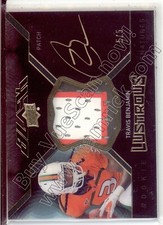 travis benjamin rookie auto jersey patch miami hurricanes canes 3c college 5/5