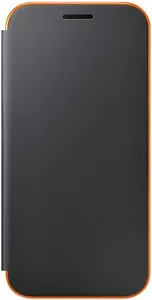 Samsung Flip Folio Case für Samsung Galaxy A3 2017 - Schwarz/Neon Orange - Bild 1 von 2