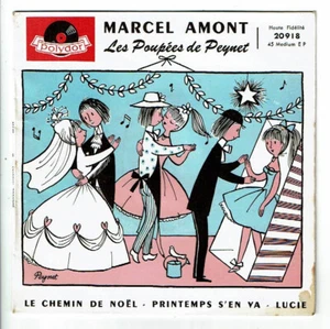 Marcel Amont Vinyl 45 Runden EP Der Puppentyp De Peynet - Chemin Xmas -polydor - Picture 1 of 3