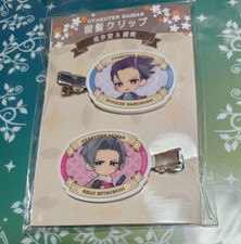 Ace Attorney Ryuichi Naruhodo Ryuji Mitsurugi Hair Clip CAPCOM CAFE 2023