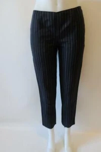 WOMENS RALPH LAUREN BLACK/WHITE PINSTRIPED PANTS SZ 4* - Picture 1 of 7