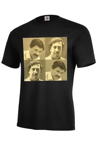 CAMISETA PABLO ESCOBAR & EL CHAPO COCAÍNA, CARTEL, NARCOS COLORES SURTIDOS S-5XL - Imagen 1 de 8