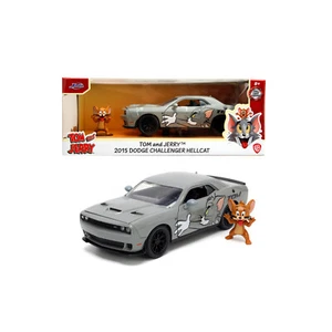Tom & Jerry, Auto Dodge Challenger 2015 + Personaggio Jerry - Jada Toys + 8 anni - Foto 1 di 7