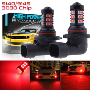 2X 9005 3030 Chip Alta Potencia Proyector LED Rojo Luz Niebla Conducción Bombillas DRL Lámpara - Imagen 1 de 12