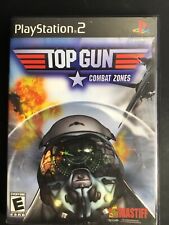 Top Gun: Combat Zones (Sony PlayStation 2 Video Game, Case, & Booklet) Complete