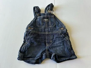 Oshkosh B Gosh Overall Jean Shorts Size 6 M - Picture 1 of 6