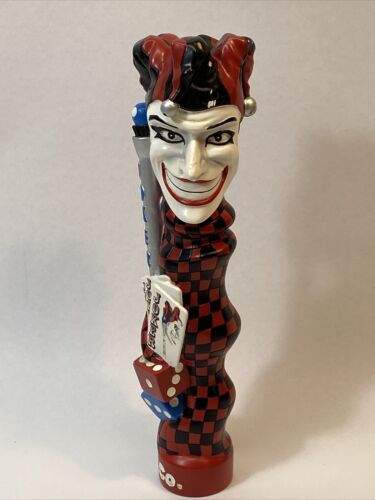 Joker Beer Tap Handle T.R.B Co Brewing Company Cards Dice Jester TAPHANDLES