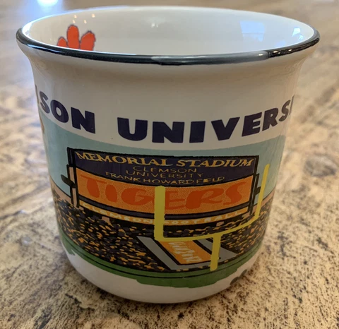 New Clemson University Tigers Painted Coffee Tea Mug By Glory Haus Cover