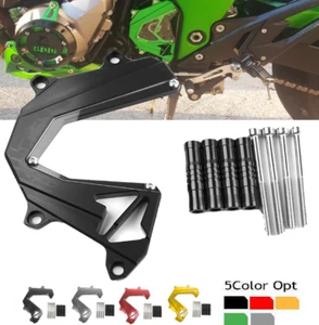 CNC Front Sprocket Cover Chain Guard For KAWASAKI Z800 2013-2019 Z750 2013-2016 - Foto 1 di 17
