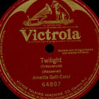 AMELITA GALLI-CURCI Massenet: Crépuscule (Twilight) 78rpm  Schellackplatte S1988