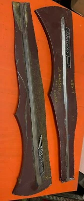 Vintage 1958 Wolseley 15-50 Fender Chrome Trim – Pair - Image 1 of 4