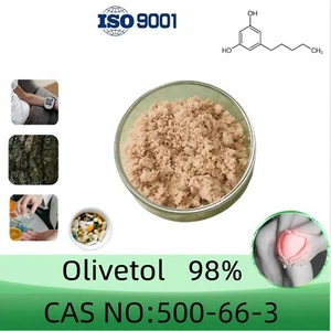 Olivetol en polvo, (3,5-hidroxipentilbenceno), 98% min, 5 g, 10 g, 100 g, CAS 500-66-3 - Imagen 1 de 5