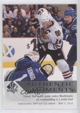 2012-13 SP Authentic Authentic Moments Jonathan Toews #155