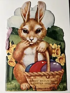 Años 1930 De Colección BINNY MARRÓN Trae Saludos de Pascua LIBRO En relieve Lindos Gráficos - Imagen 1 de 16
