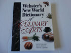 Webster New World Dictionary Culinary Arts Book Food Recipes Cooking Baking Art