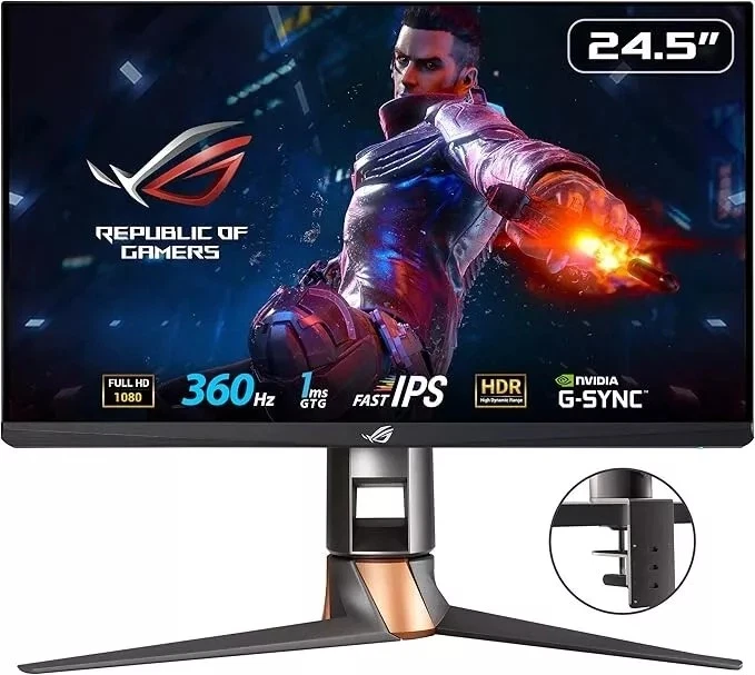 ASUS ROG SWIFT 360Hz PG259QNR eSports NVIDIA G-SYNC Gaming Monitor – 24.5 inch - Image 1 of 4