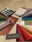 Harlequin Fabric Samples. 66 Different Coloured And Textured Samples NEW