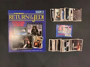 1983 Star Wars Return Of The Jedi Panini Complete 180 Sticker Card Set + Album - Picture 1 of 1