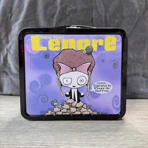 Roman Dirge Lenore Dead Girl Metal Lunch Box Mall Goth Vintage Y2K 2001 - Picture 1 of 8