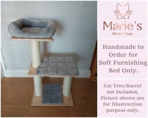 SILVER GREY, Pet Cat Bed Replacement for Natural Heaven II Cat Tree - Picture 1 of 17