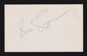 Bill Rogers ( Debut 1974 ) 15 Tour Wins 1981 OPEN SIGNED AUTOGRAPH 3x5 INDEX COA - Picture 1 of 1
