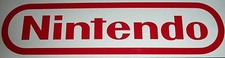 Nintendo NES Sticker Decal Logo Super SNES 2'x 8' RED