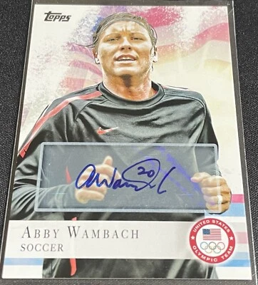 2012 Topps ABBY WAMBACH U.S. Olympic Team Auto - Image 1 of 2
