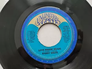 BARRY WHITE - Love Makin' Music / She's Everything To Me 1980 DISCO SOUL 7" - Imagen 1 de 2