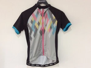 Madison Sportive Womens Short Sleeve Jersey Black / Grey Size 8 - Picture 1 of 2