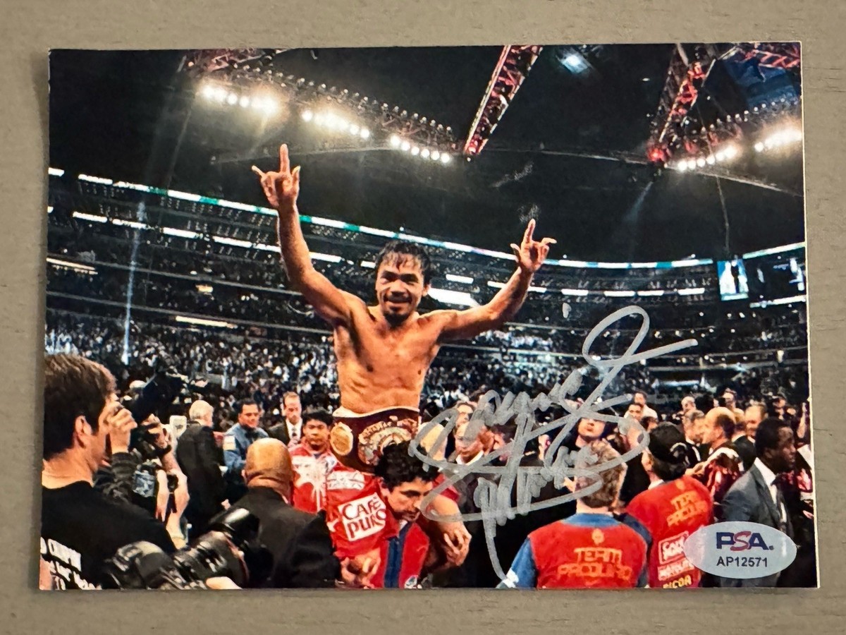 Manny Pacquiáo Boxing Autographed Photos for sale | eBay Manny Pacquiáo Boxing Autographed Photos for sale | eBay