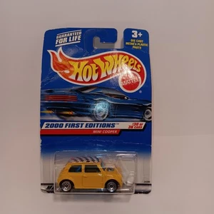 Hot Wheels Mini Cooper - 2000 First Edition #30/36. All Metal Yellow - Picture 1 of 2