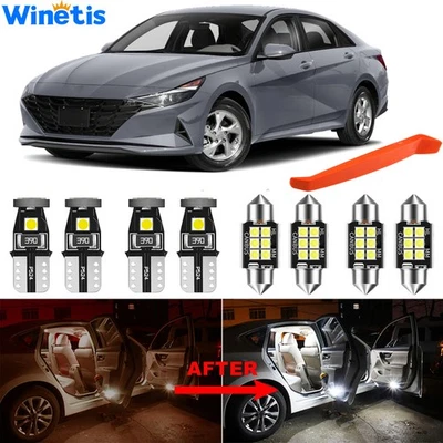 LED Interior Light Kit License Plate Light Bulb for Hyundai Elantra GT 2017-2022 - Image 1 of 4